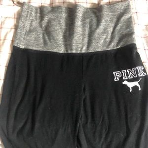 Pink yoga pants